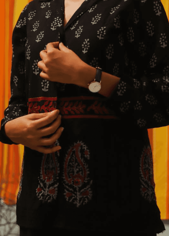 block print shirt